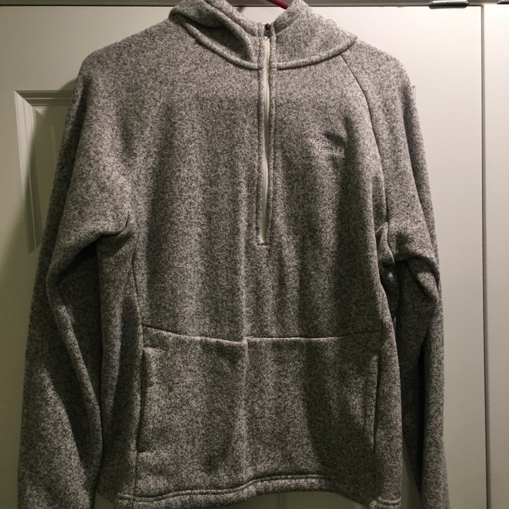 North face zip pullover